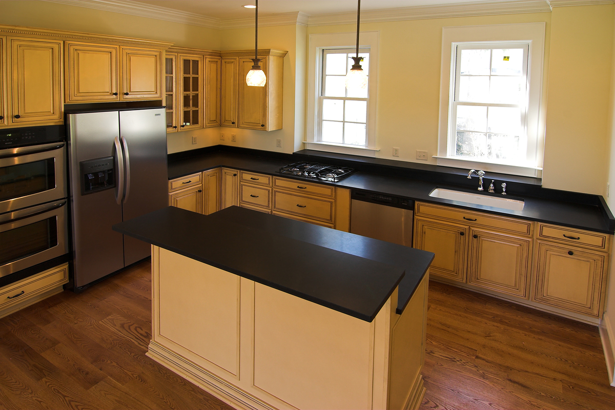 White Kitchen Cabinets with Black Countertops | 1200 x 800 · 803 kB · jpeg | 1200 x 800 · 803 kB · jpeg